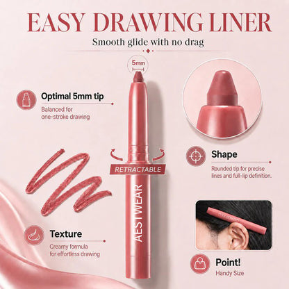 Easy Glide Lip Liner — Creamy, Blendable Color with Smooth Application, Summervibes