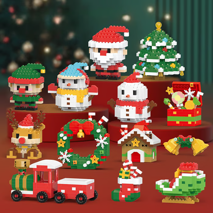 🎁Limited Time Up To 72% OFF-🎄 Christmas Design Building Blocks Toy