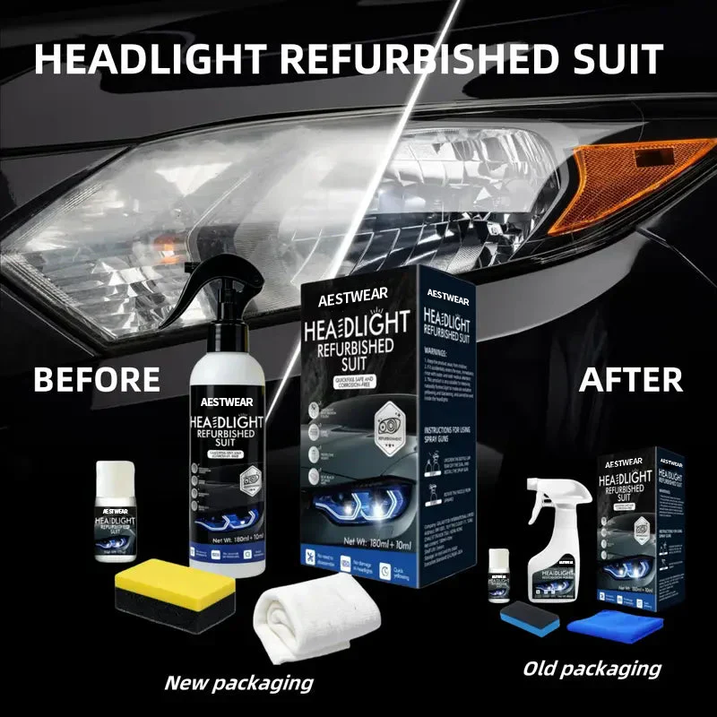 Aestwear Headlamp Restoration Fluid - Fix Yellowed/Oxidized Headlights