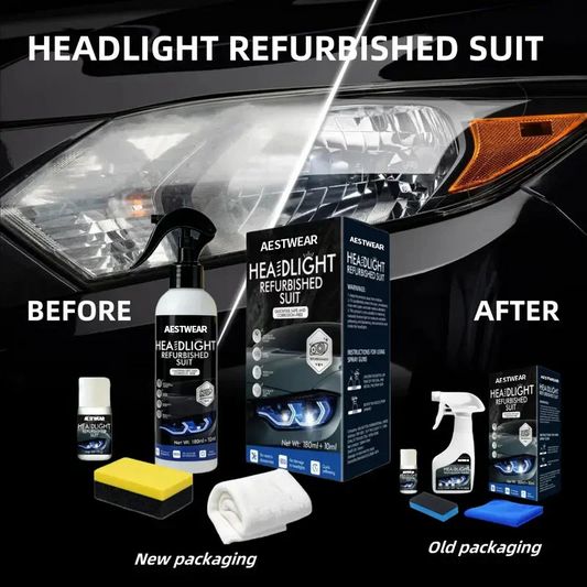 Aestwear Headlamp Restoration Fluid - Fix Yellowed/Oxidized Headlights