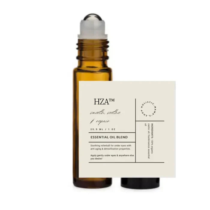 HZA™ Essential Oil Eye Roller – Natural Under Eye Treatment for Puffiness, Dark Circles & Fine Lines