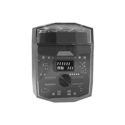 Portable Electric Shaver for Men - Transparent Design, Dual Motor, Compact Twin-Blade Razor Set, Upgraded Version