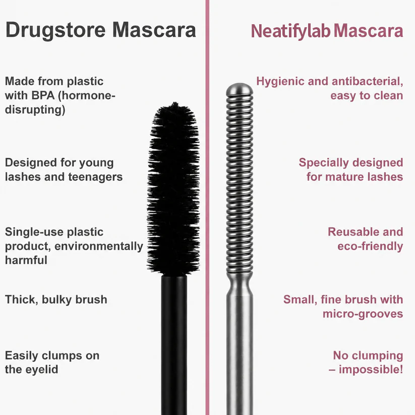 Aestwear Waterproof Fibre Mascara💧  – Volume & Length without Clumping for Dramatic Moments