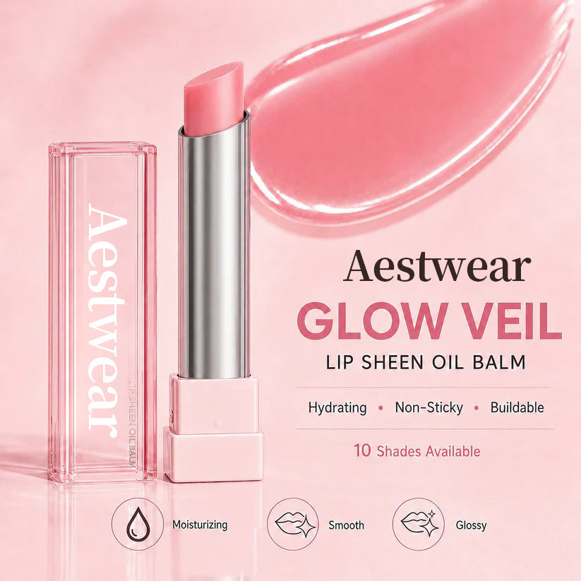 🔥Last Day Buy 1 Get 1 Free|Suncrese GLOW VEIL LIP SHEEN OIL BALM