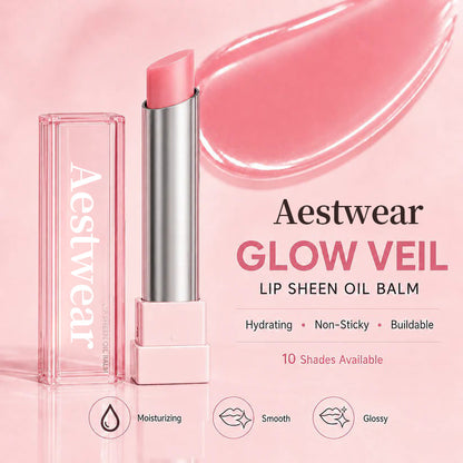 🔥Last Day Buy 1 Get 1 Free|Suncrese GLOW VEIL LIP SHEEN OIL BALM