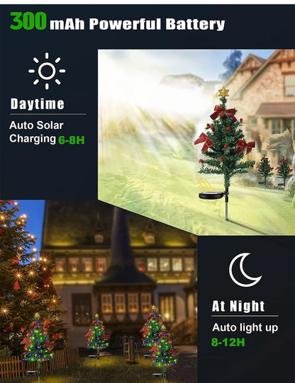 🎄Solar Christmas Trees Lights Outdoor Decoration Waterproof