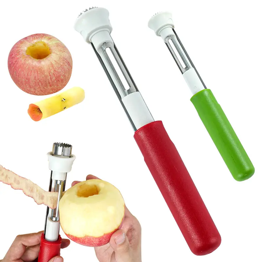 2-in-1 Stainless Steel Corer & Peeler | Faster Fruit & Veggie Prep For Busy Cooks