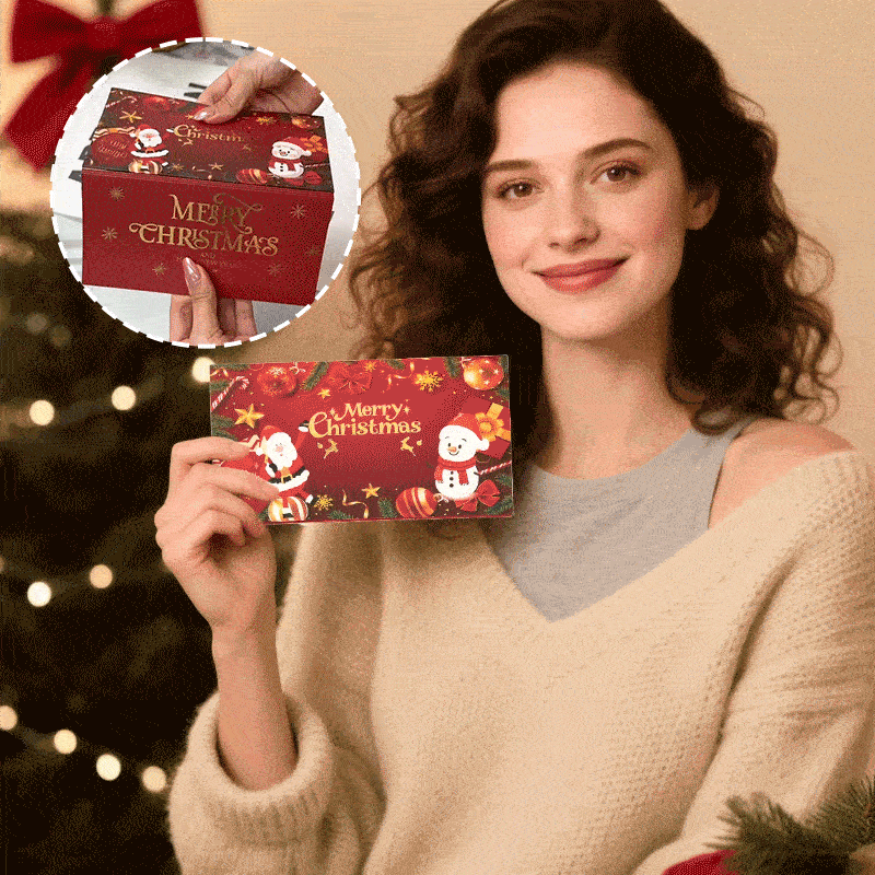 🏆Flash Sale⚡ 50K+ SOLD! Almost Gone-🎅💸Christmas Cash Gift Envelope– A creative way to give cash this Christmas!